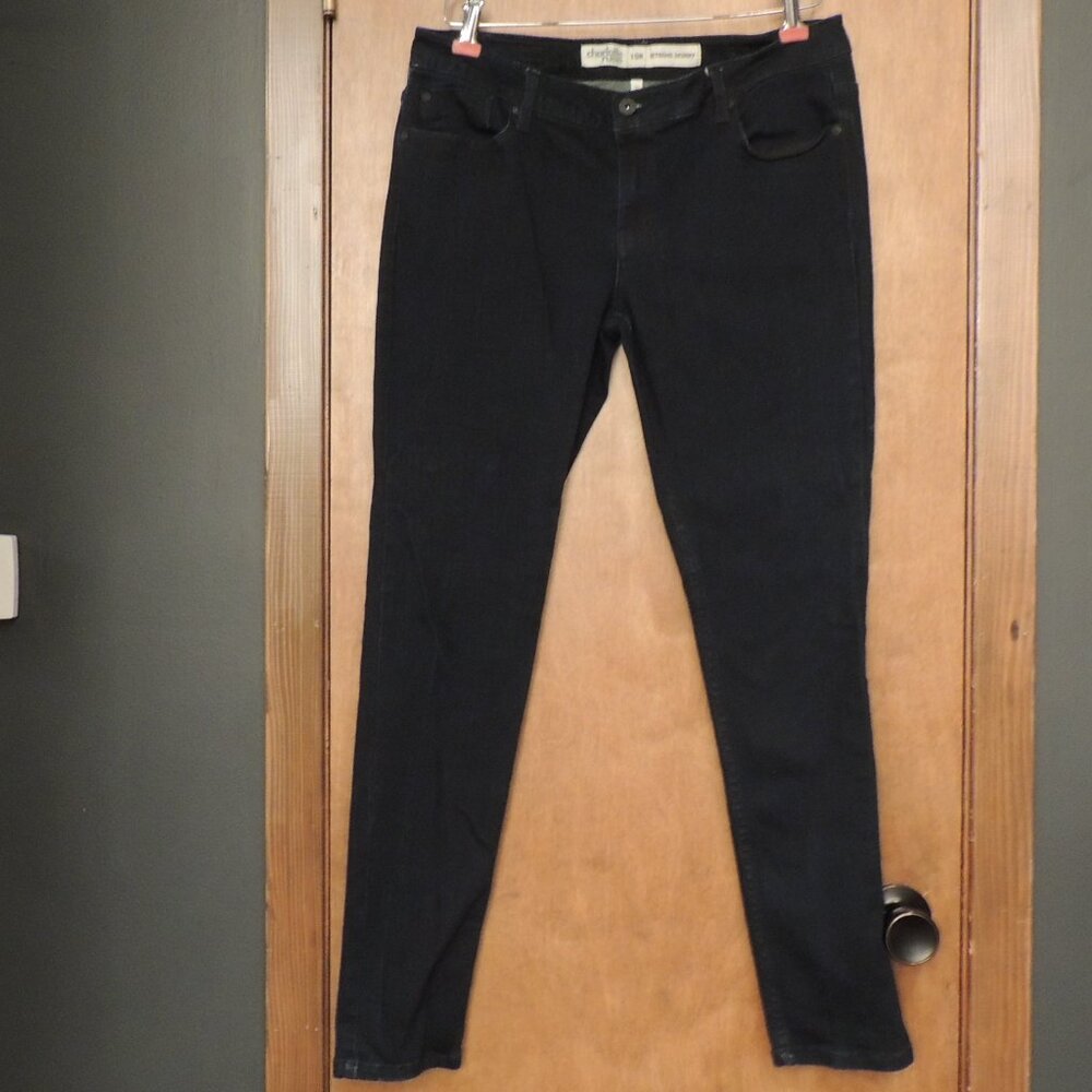 Charlotte Russe Black Extreme Skinny Jeans | Size 10R | Stretch Denim